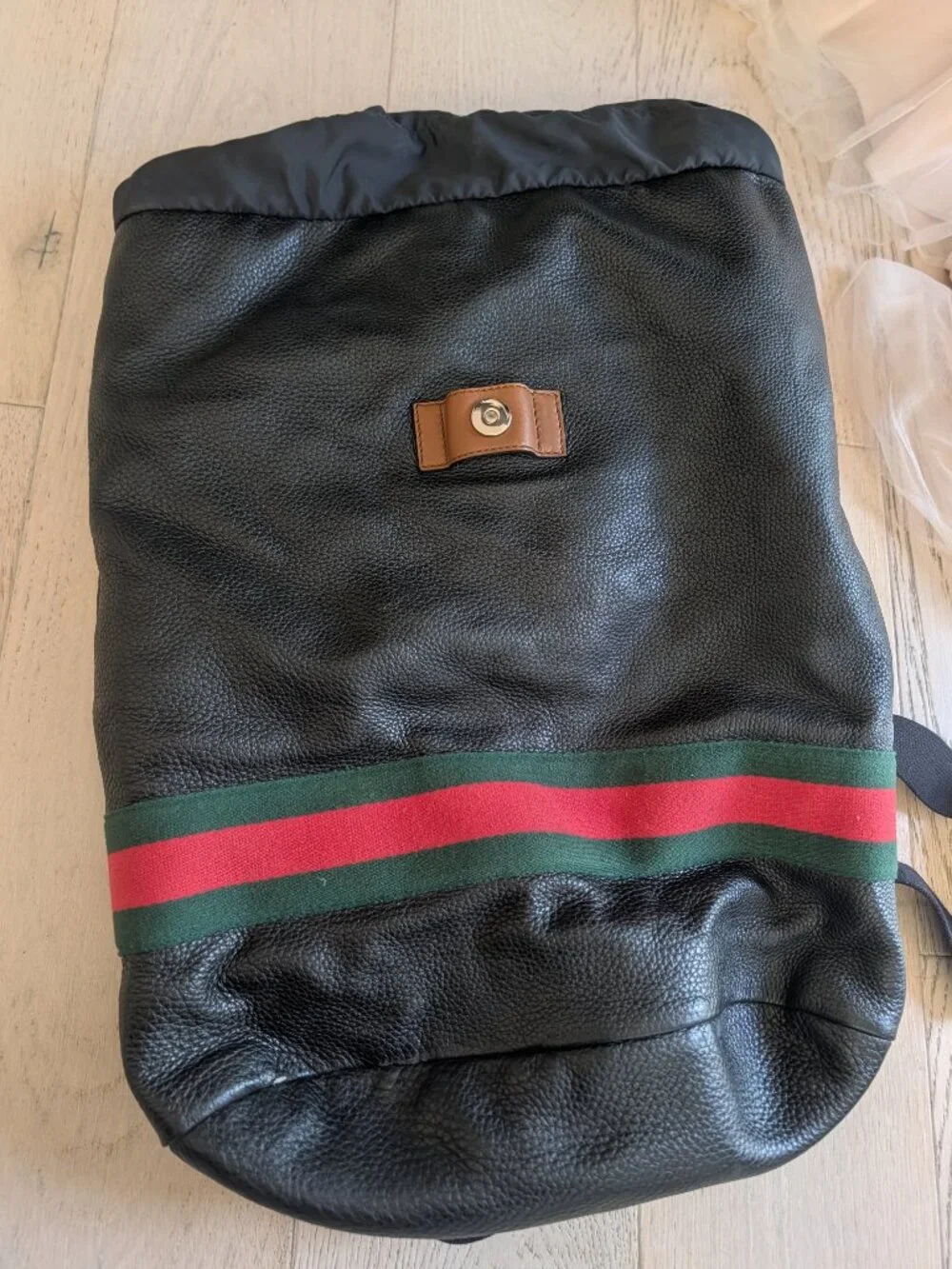 Gucci calfskin backpack
